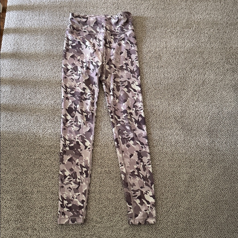 Athleta Girl High Rise Camouflage Leggings